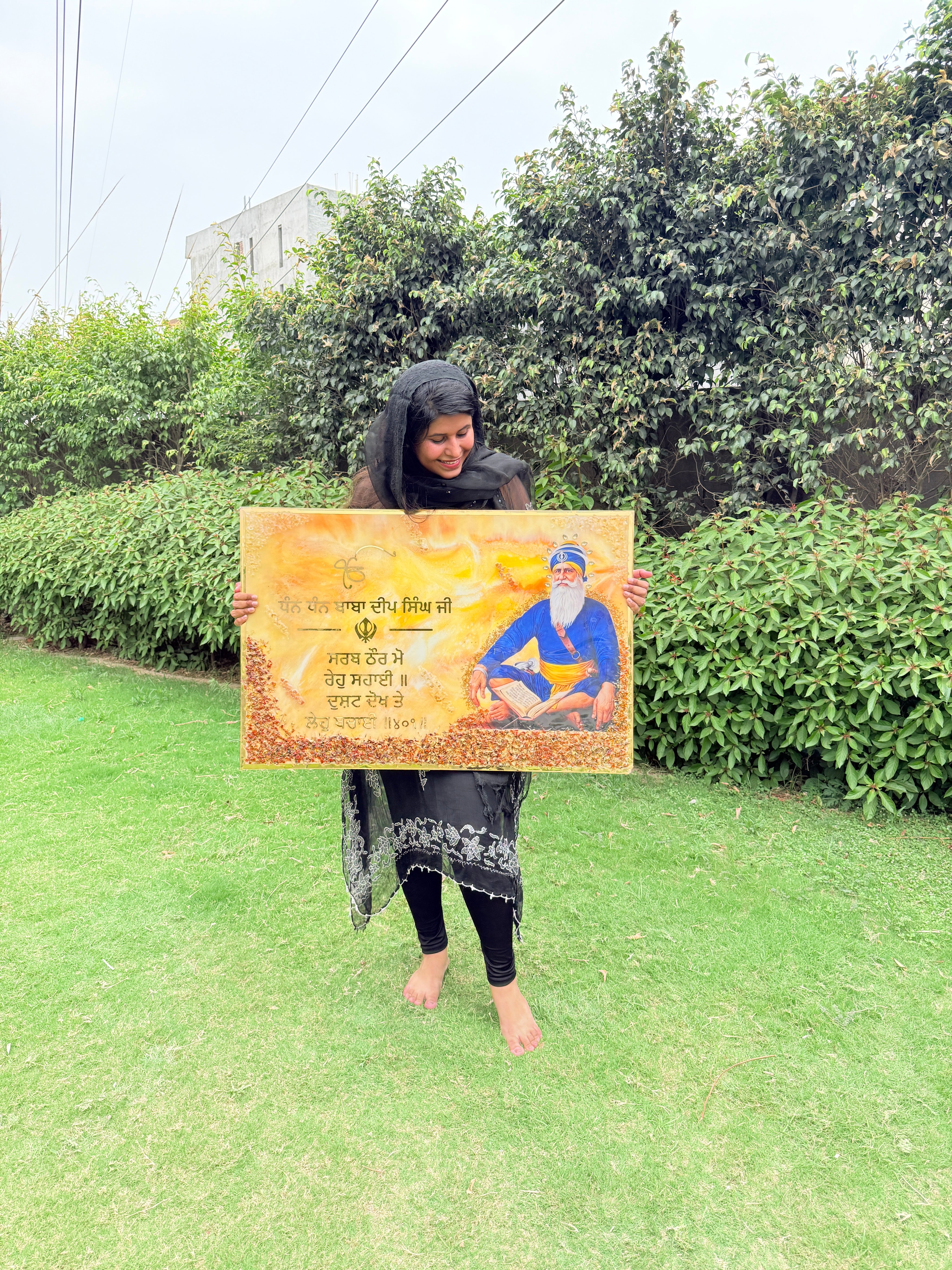 Khalsa Spirit - Baba Deep Singh ji Frame