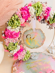Keepsake engagement platter for couples