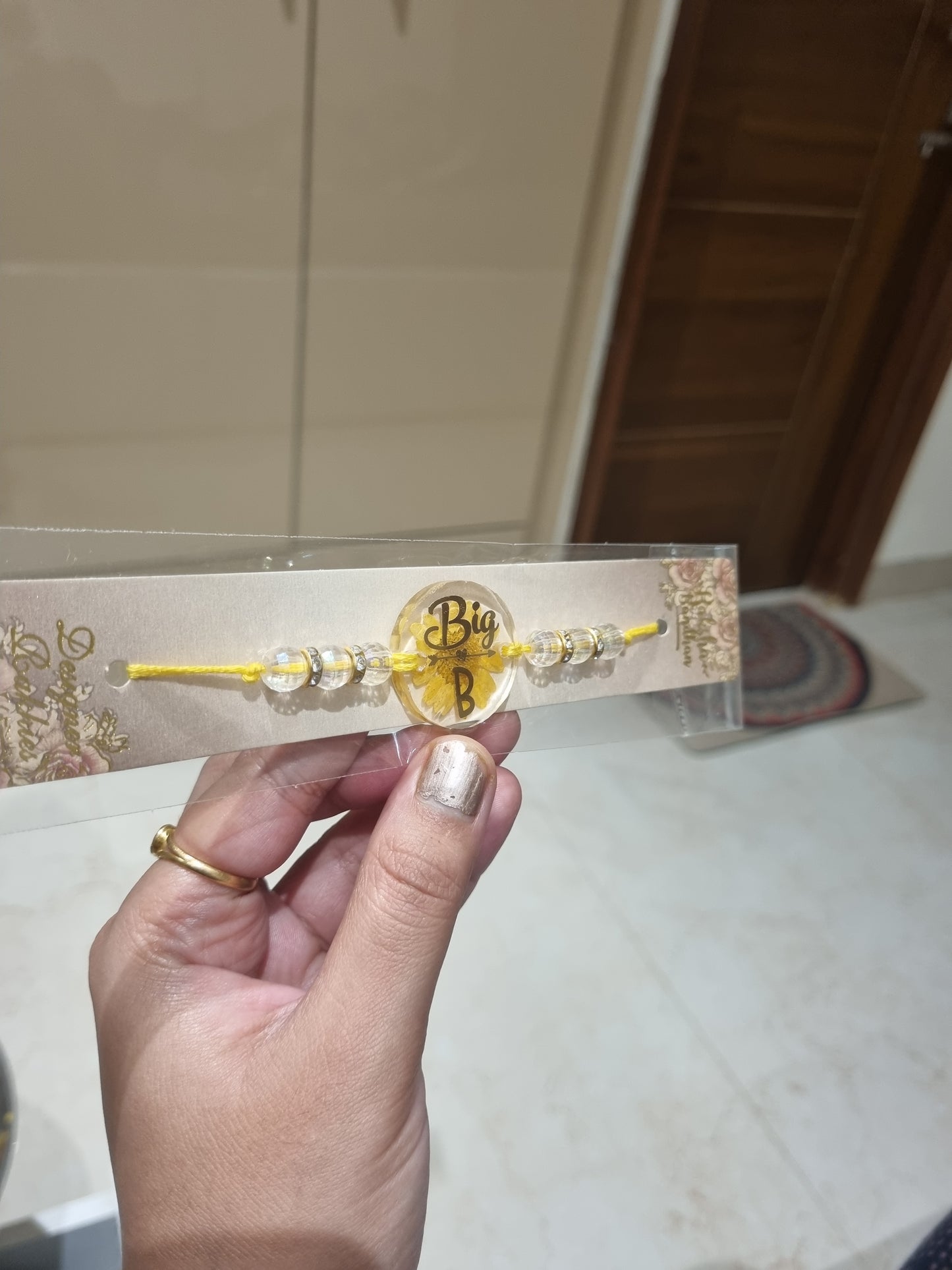 Floral Name Rakhi