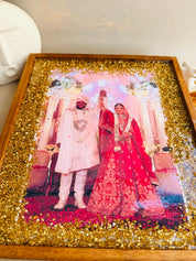 Varmala preservation photo frame for wedding memories