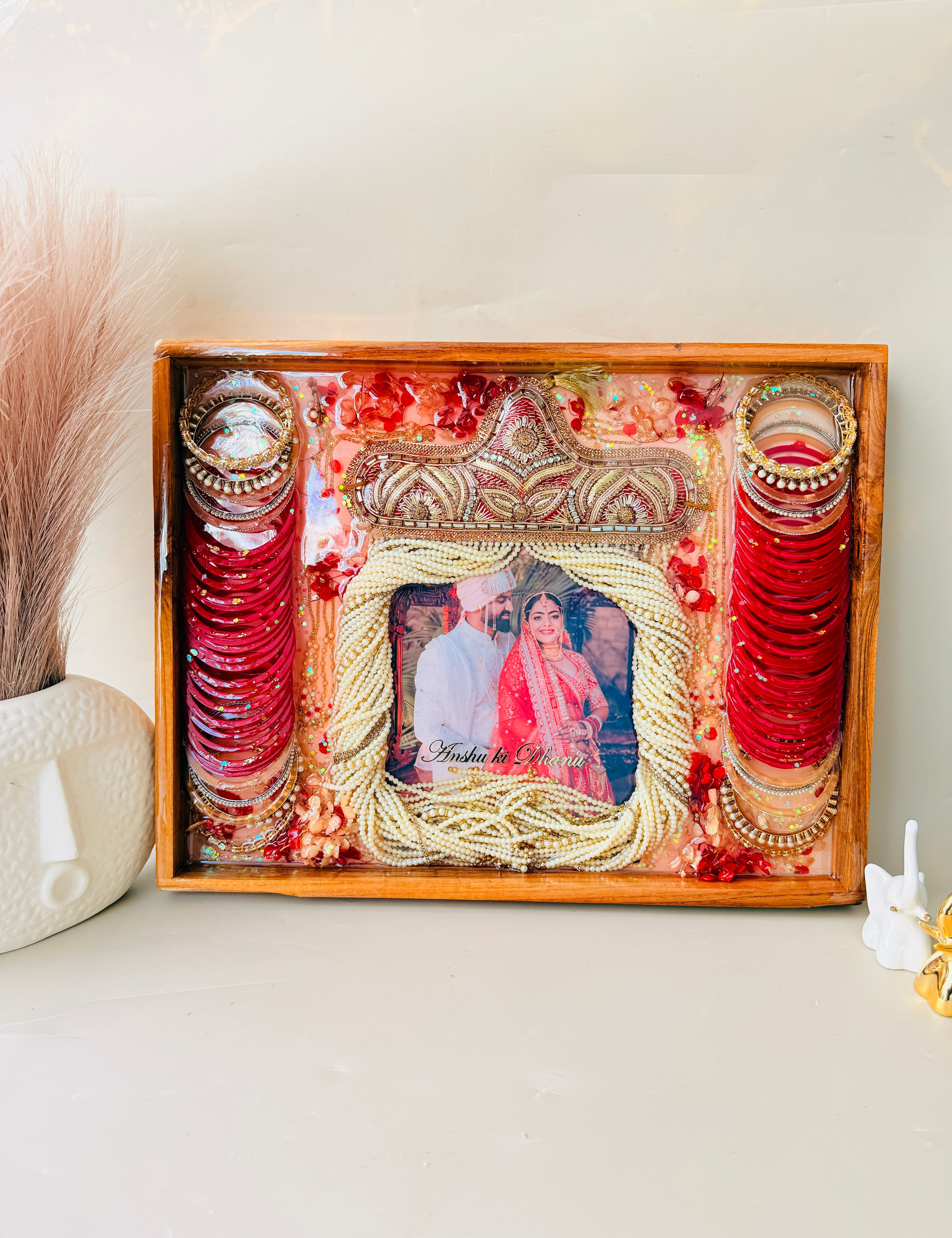 Varmala preservation photo frame for wedding memories in zirakpur