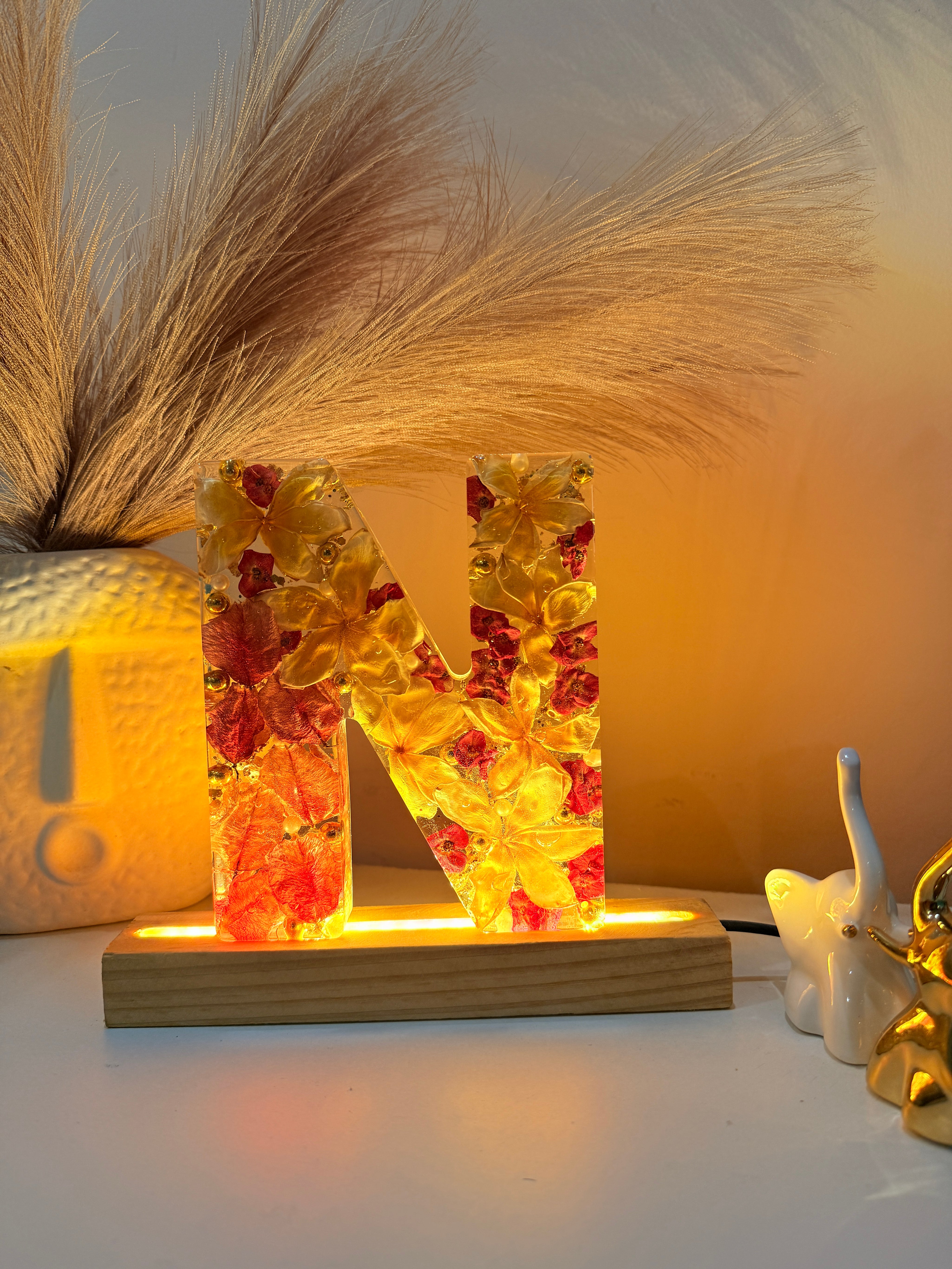 LED varmala preservation frame for wedding decor