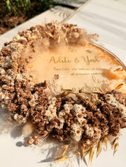 Ring ceremony platter for Indian wedding traditions