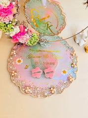 Engagement gift platter for newly engaged couple