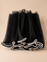 Wave Wrapping mesh with Pearl