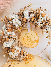 Cute and classy engagement platter design
