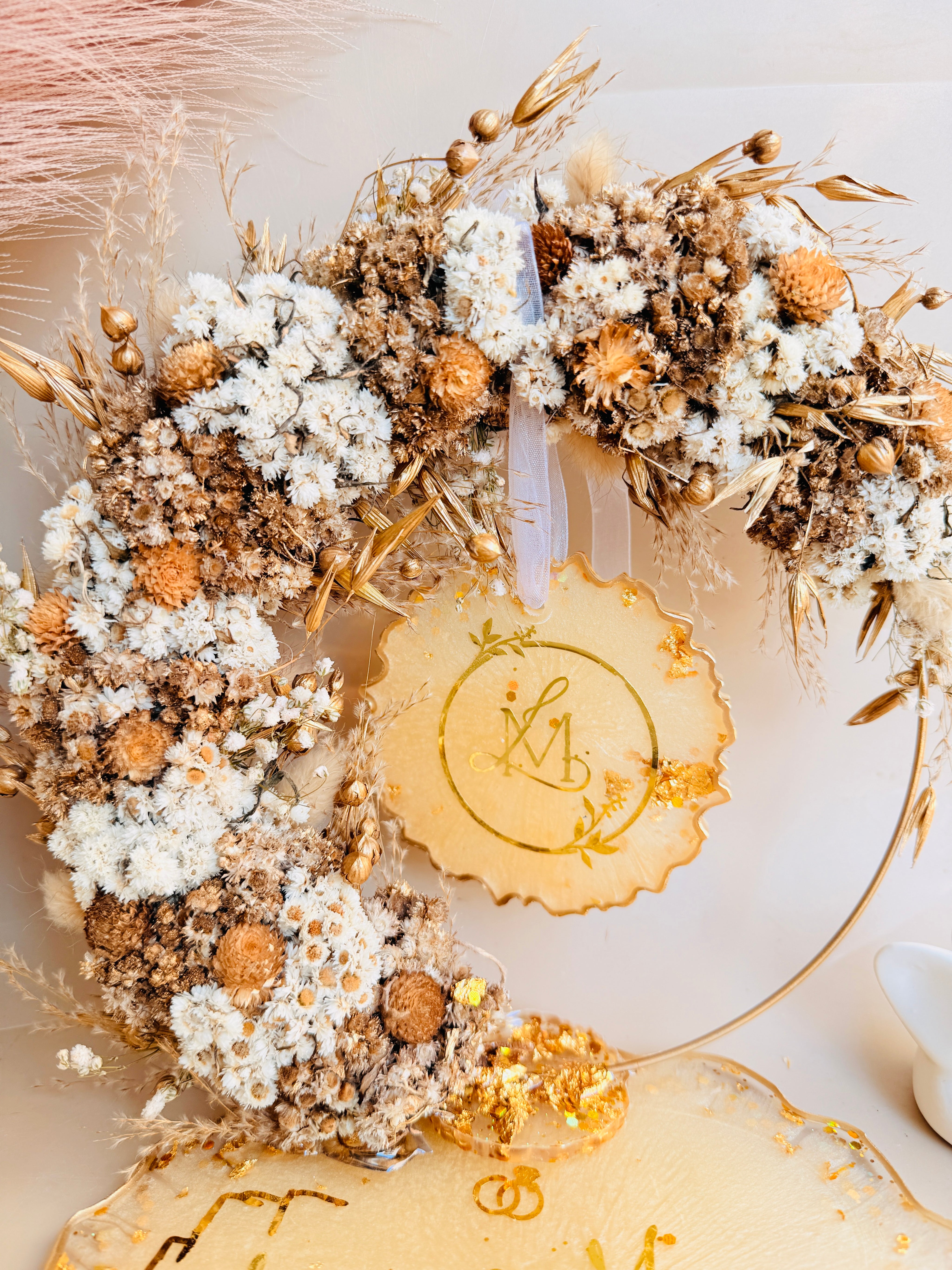 Cute and classy engagement platter design