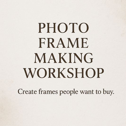(Recorded) Photo Frame making Workshop