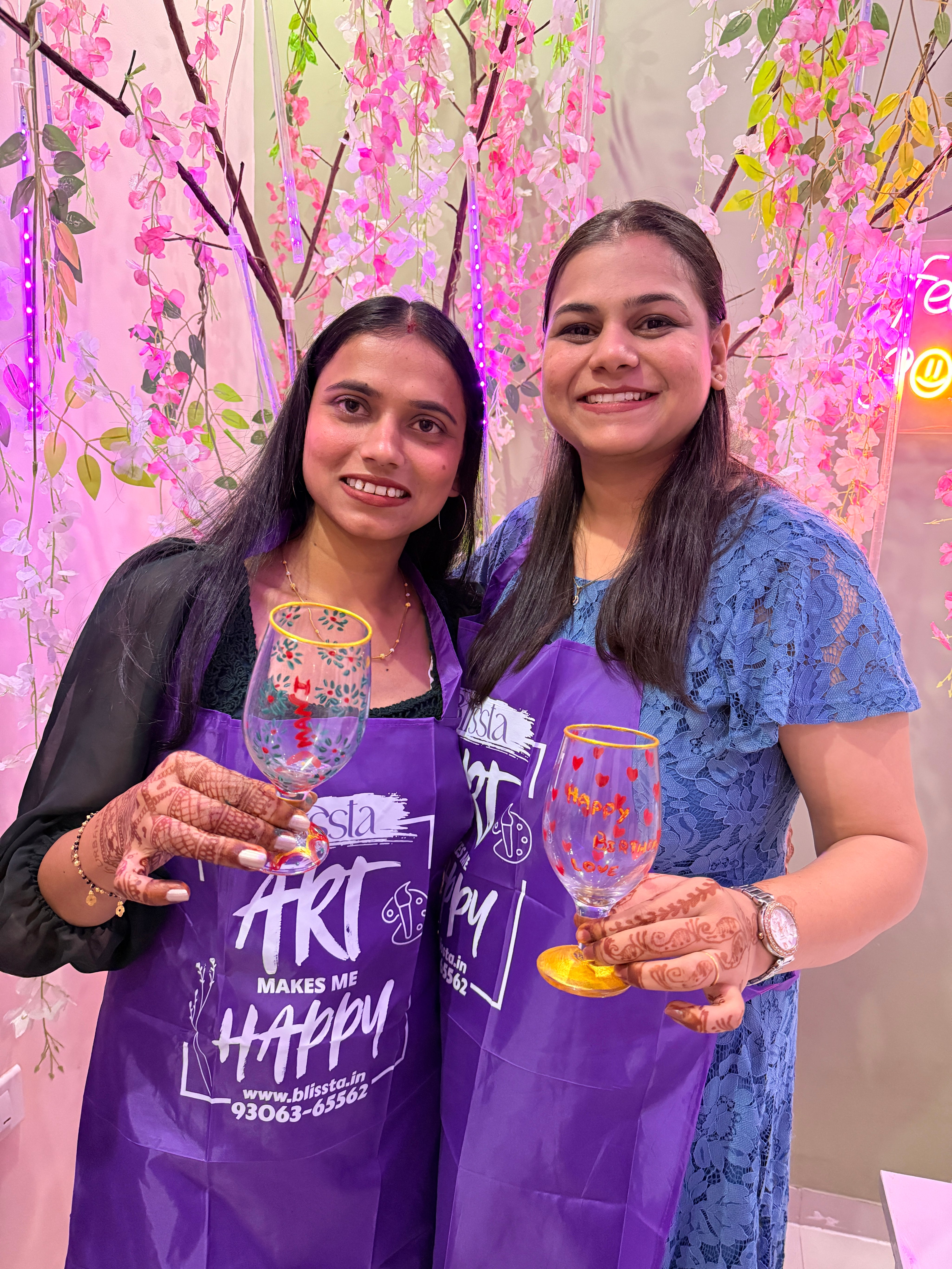 Wine Glass Painting