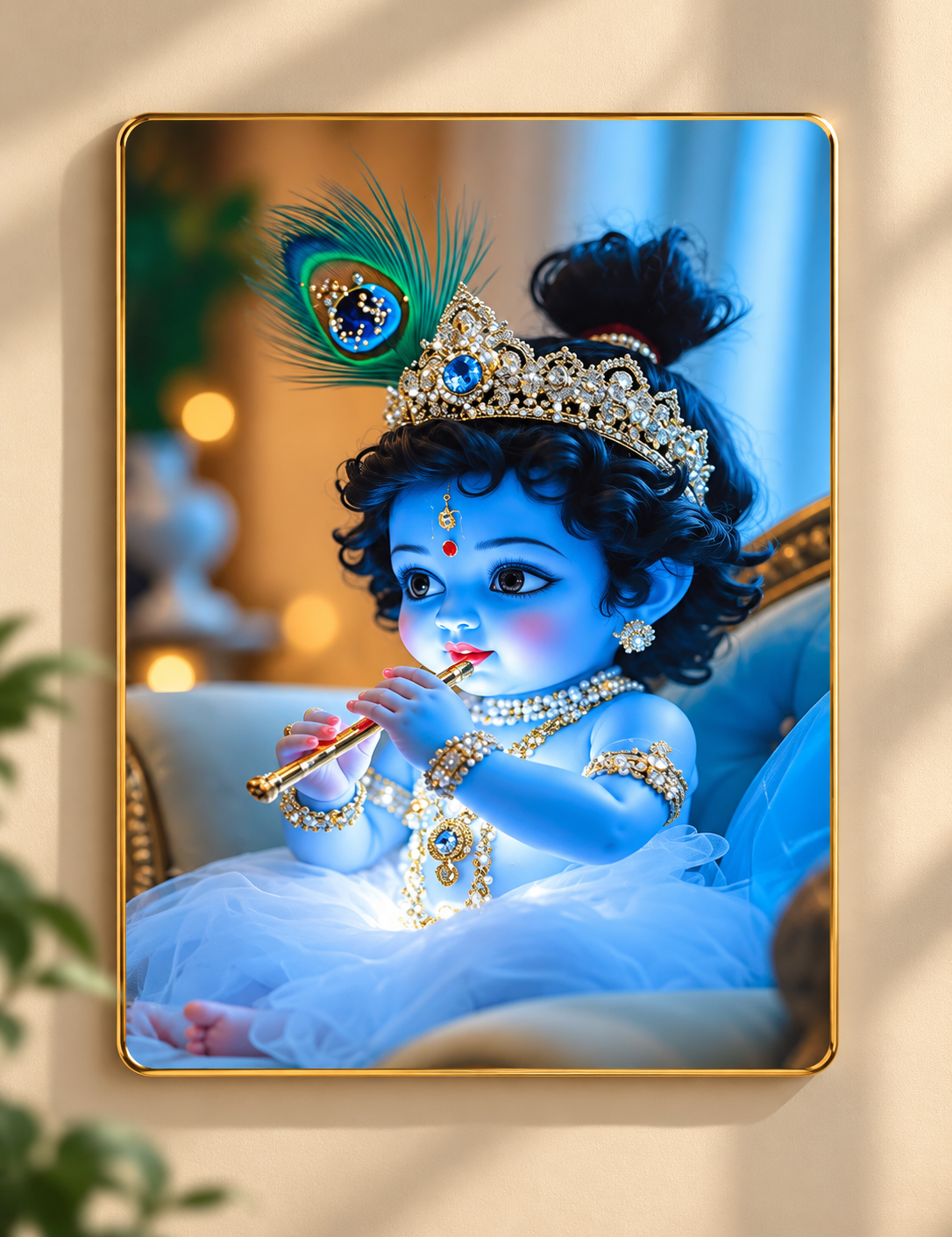 FramedBabyKrishnawithGoldenFlute.png