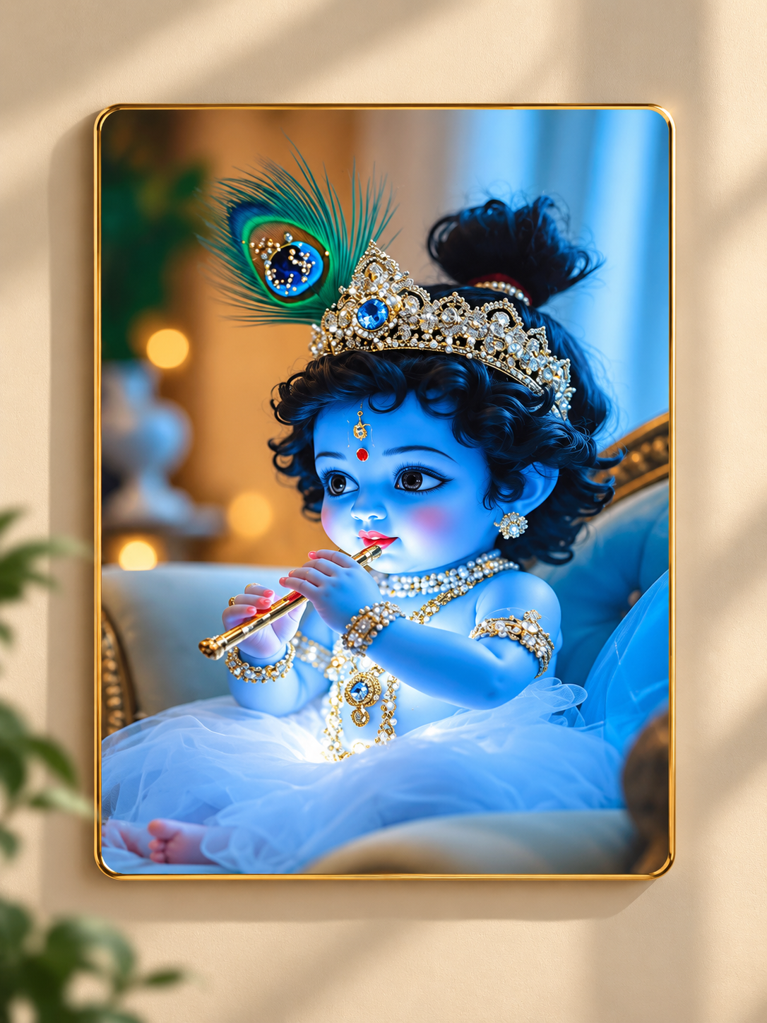 Bal Gopal | Ready to buy | Crystal Frame