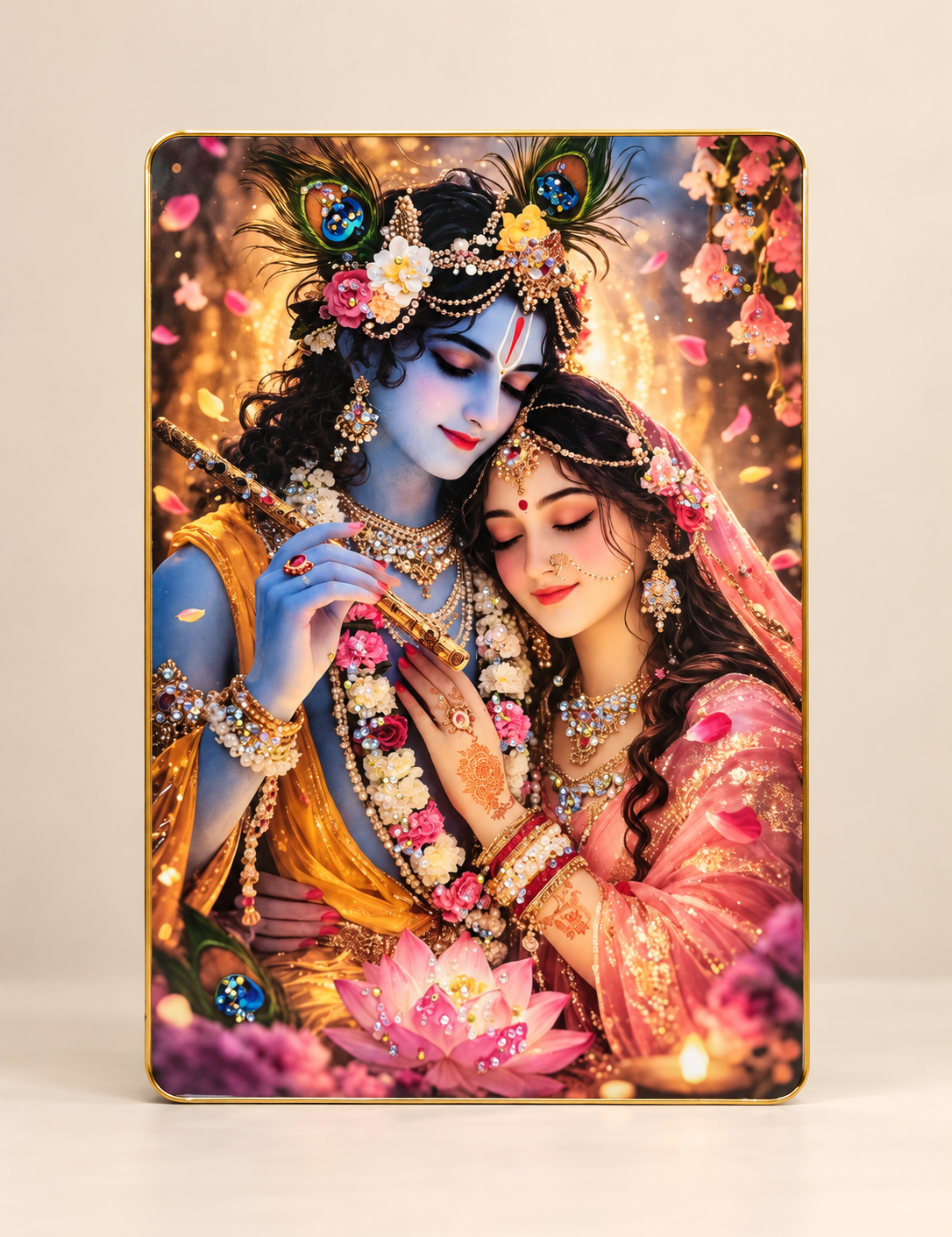 FramedKrishnaandRadhaDevotionalArtwork.png