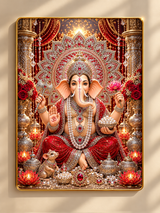 Shubh Ganesh | Ready to buy | Crystal Frame