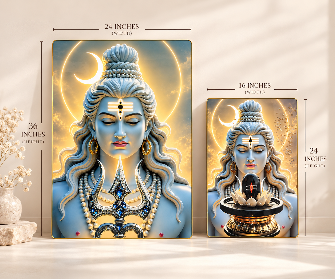 Shiv Shakti | Ready-to-Buy | Crystal Frame