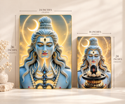 Shiv Shakti | Ready-to-Buy | Crystal Frame