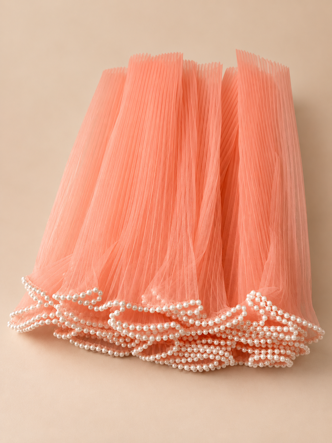 Wave Wrapping mesh with Pearl
