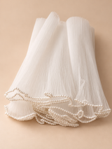 Wave Wrapping mesh with Pearl