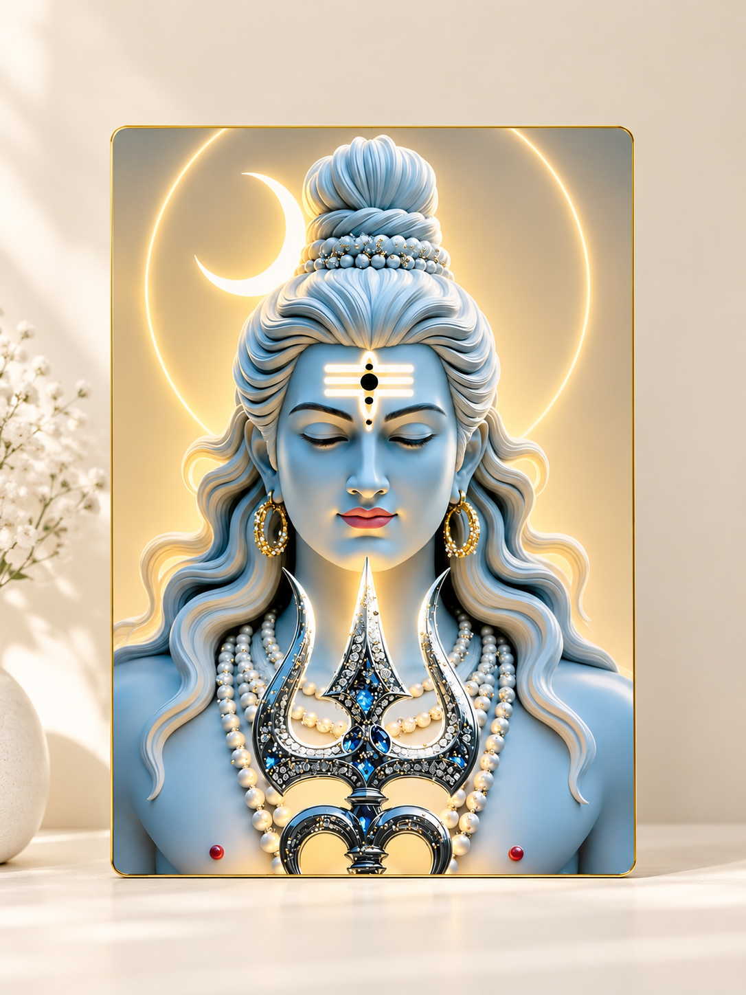 Shiv Shakti | Ready-to-Buy | Crystal Frame