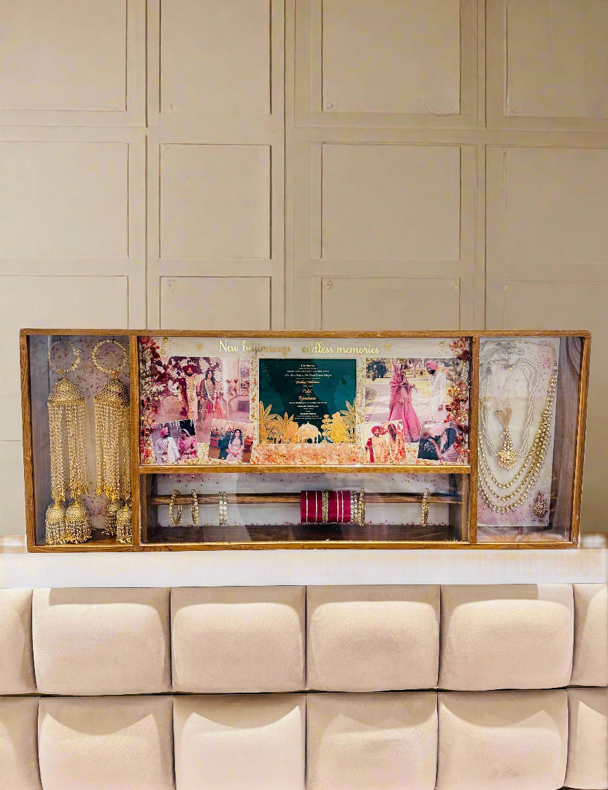 Luxury varmala preservation photo frame by Blissta in chandigarh