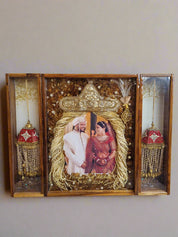 Large varmala preservation photo frame for living room