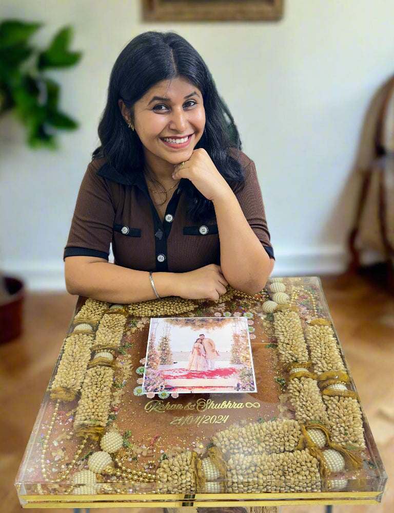 Luxury varmala preservation photo frame by Blissta