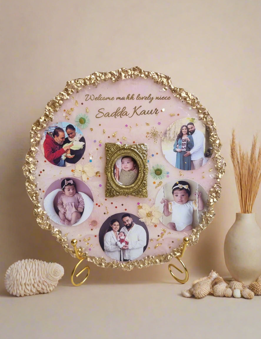 Custom photo frame for birthday memories