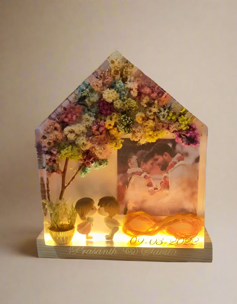 Resin photo frame for modern home decor