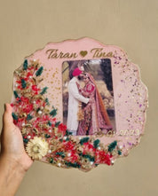 Aesthetic resin photo frame for everyday decor