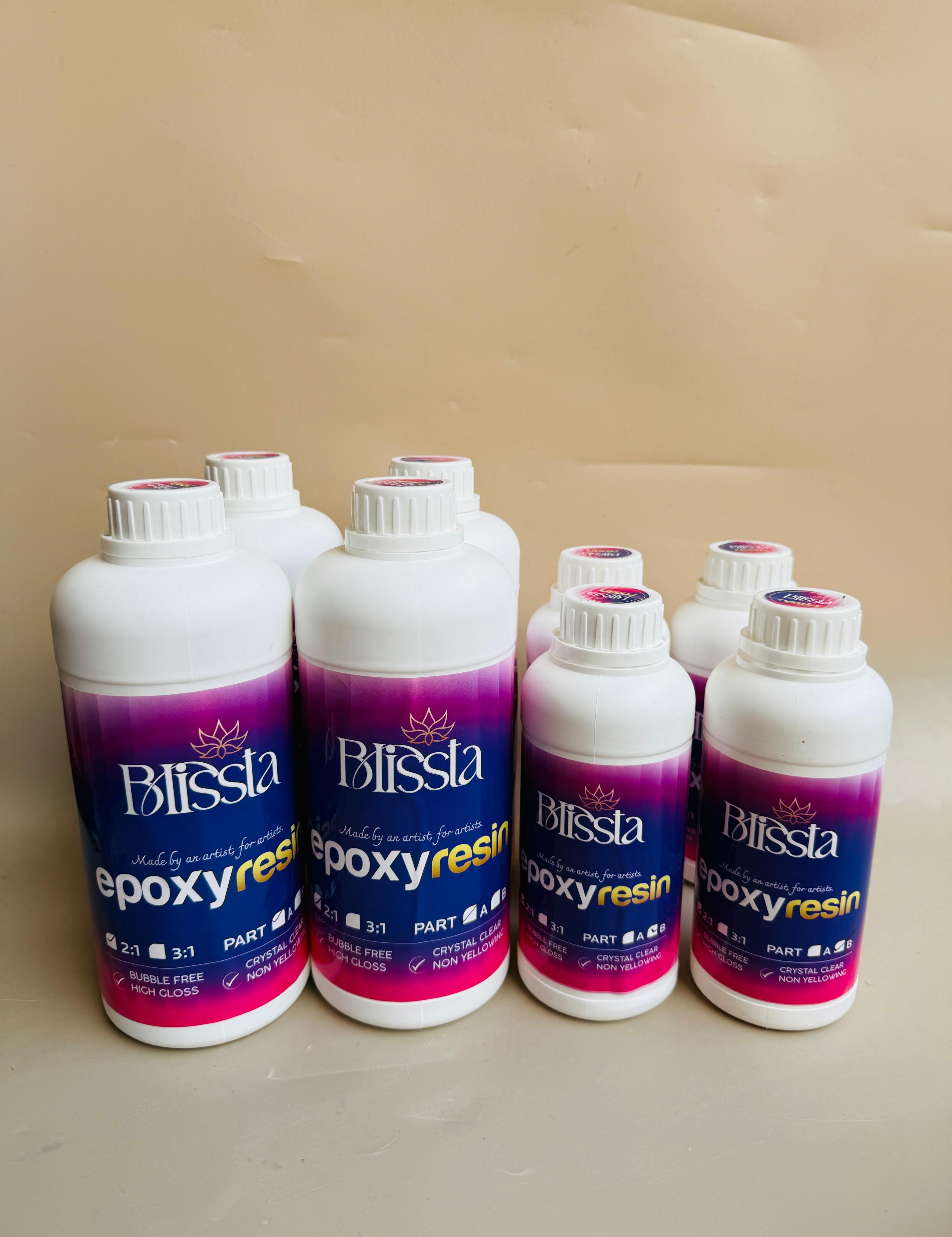Crystal clear epoxy resin for all resin artwork – Blissta Resin