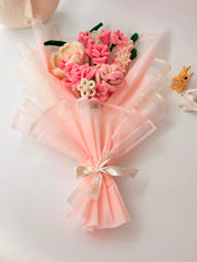 Blush & Bows | Handmade Flower Bouquet