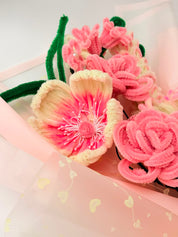 Blush & Bows | Handmade Flower Bouquet