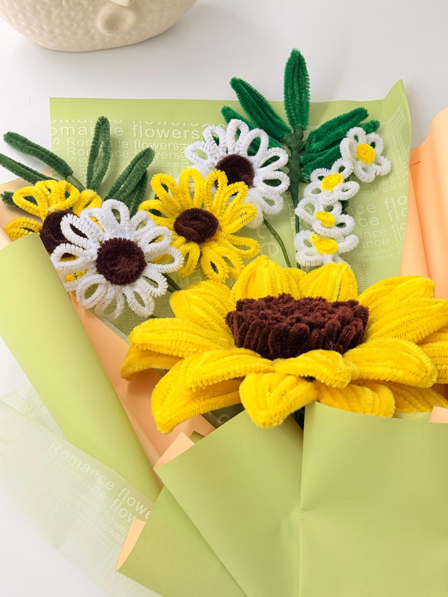 Sunshine Baby | Handmade Sunflower Bouquet