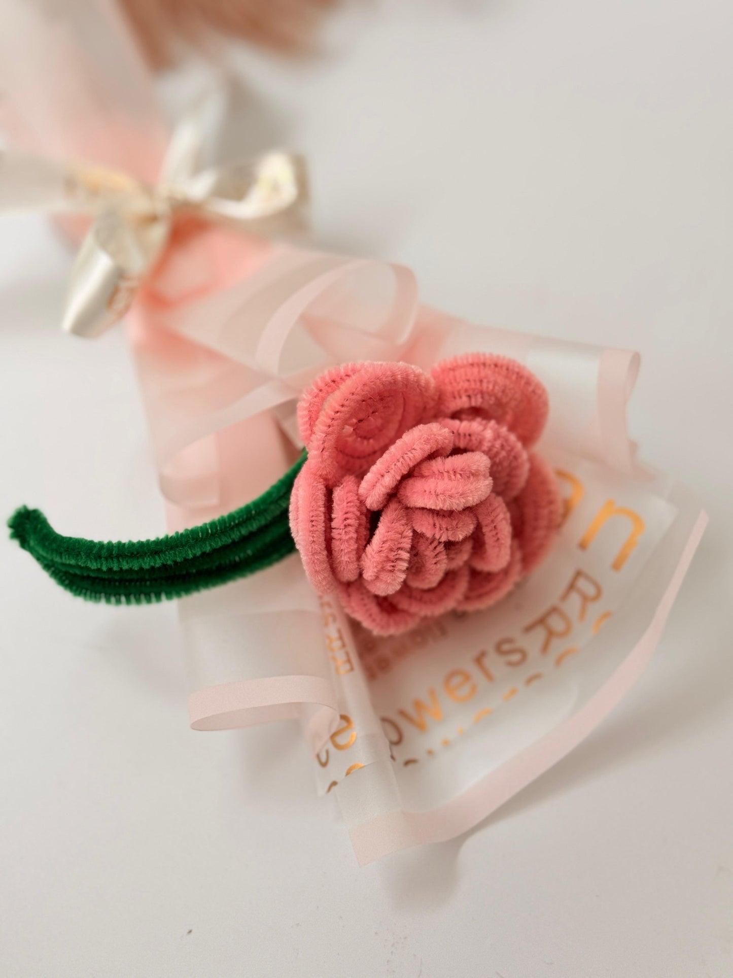 Blush Rose | Handmade Flower Bouquet