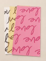 Love theme Bouquet wrapping korean sheet