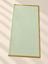 Golden border bouquet wrapping paper