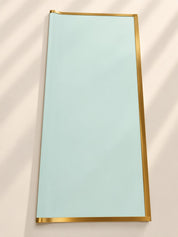 Golden border bouquet wrapping paper