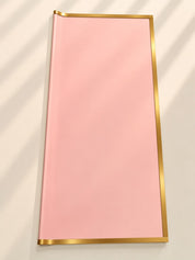 Golden border bouquet wrapping paper