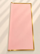 Golden border bouquet wrapping paper