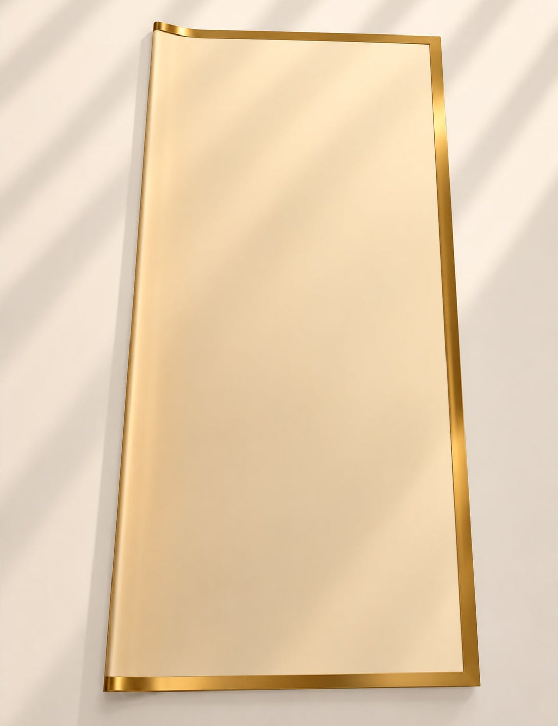 Golden border bouquet wrapping paper