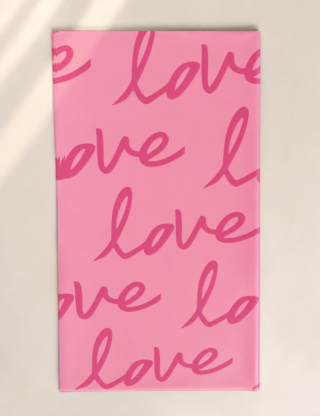 Love theme Bouquet wrapping korean sheet