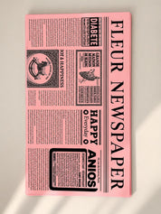 Newspaper Bouquet wrapping korean sheet