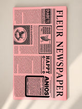 Newspaper Bouquet wrapping korean sheet