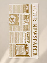 Newspaper Bouquet wrapping korean sheet