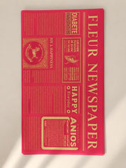 Newspaper Bouquet wrapping korean sheet