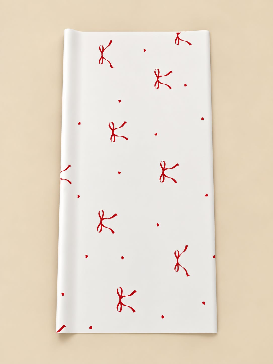 Bow print Bouquet wrapping korean sheet