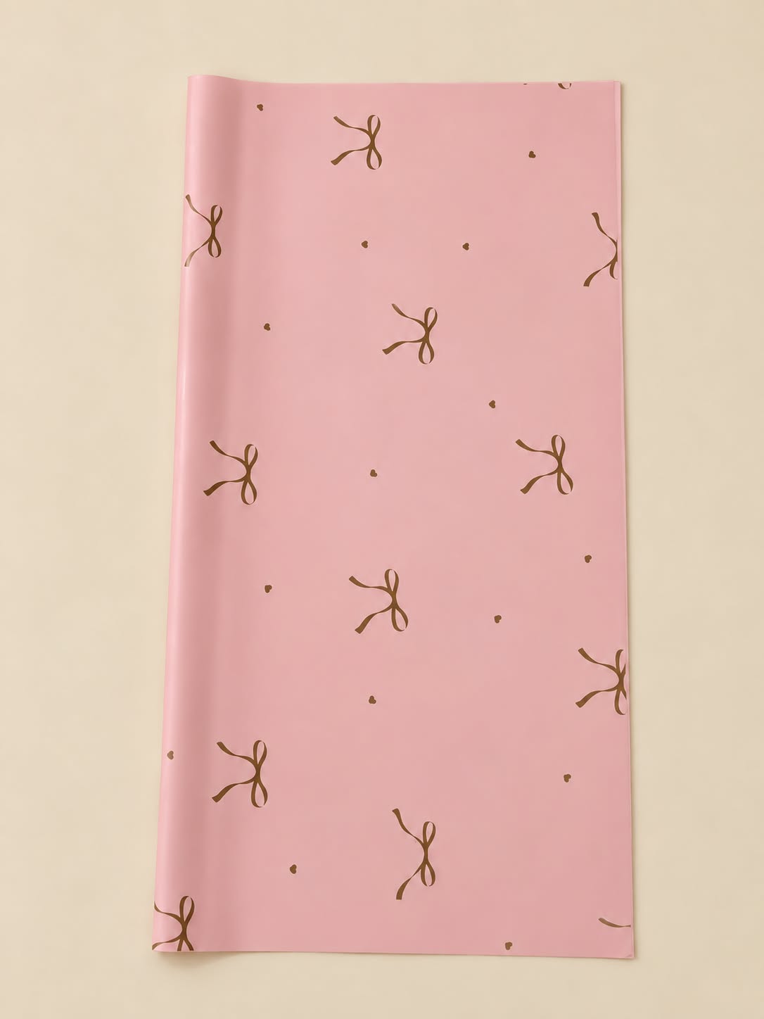 Bow print Bouquet wrapping korean sheet