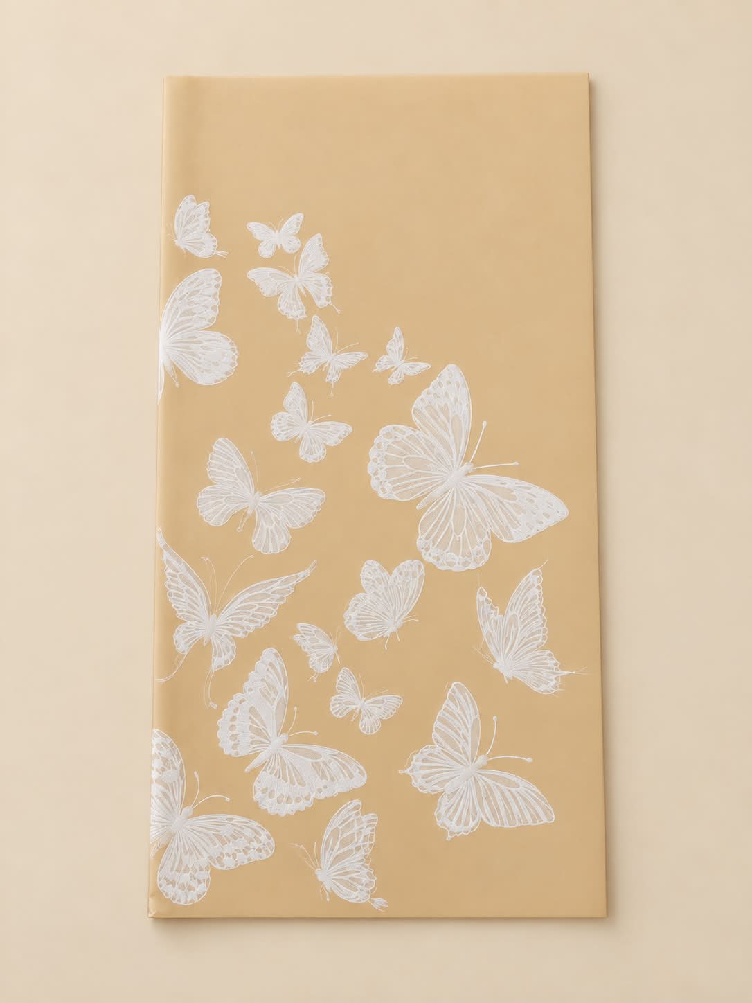 Butterfly print Bouquet wrapping korean sheet