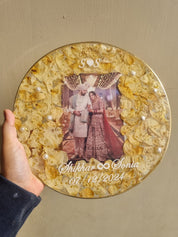Indian wedding garland preservation frame wall decor in chandigarh